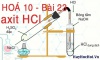 Tính chất hoá học của axit Clohidric HCl, Hiđro clorua và muối Clorua - hoá 10 bài 23